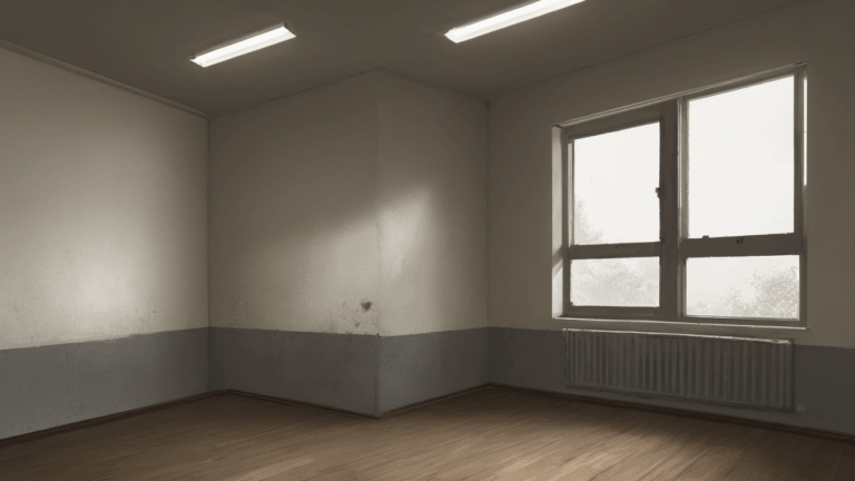 廃墟/何も無い部屋/部屋/イラスト素材