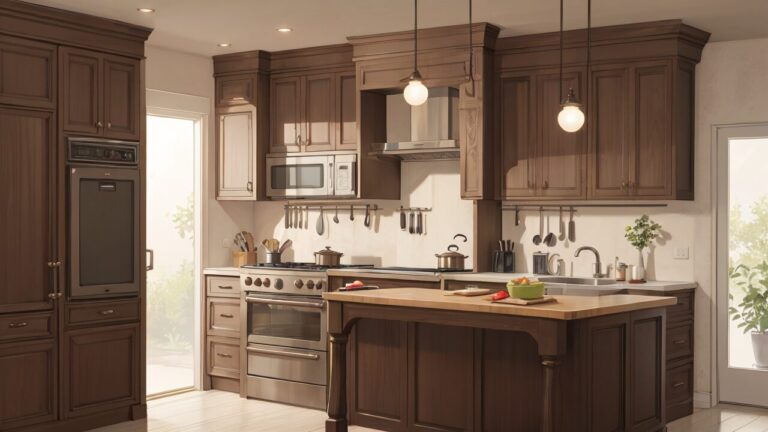 キッチン/お洒落なキッチン/イラスト素材