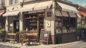 レストラン/飲食店/カフェ/イラスト素材