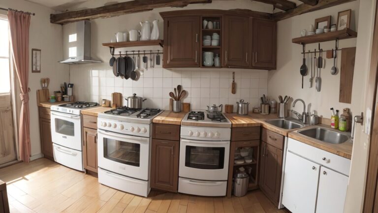 キッチン/お洒落なキッチン/イラスト素材