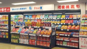 スーパーマーケット/食料品店/お店/イラスト素材