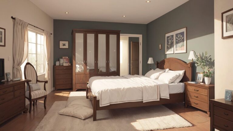 寝室/部屋/洋室/イラスト素材