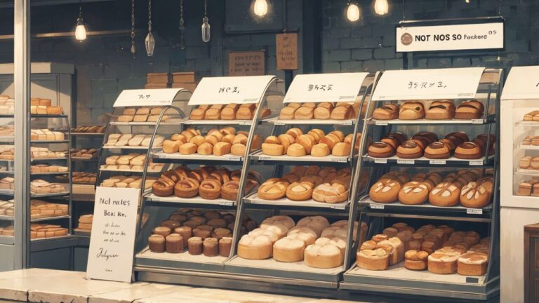 パン屋/パン/ベーカリーショップ/イラスト素材