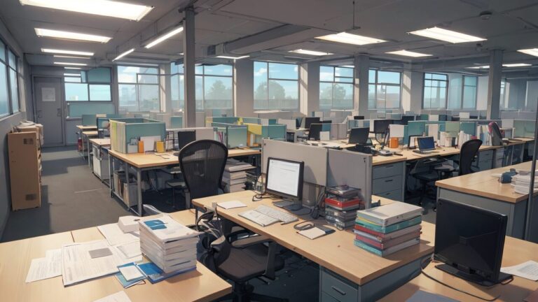 会社/オフィス/イラスト素材