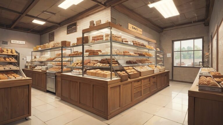 パン屋/パン/ベーカリーショップ/イラスト素材