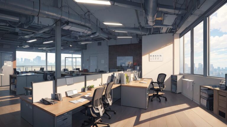 会社/オフィス/イラスト素材