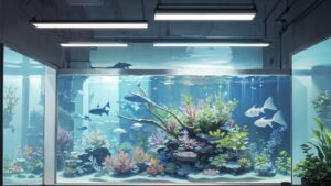 水槽/大きな水槽/魚/イラスト素材