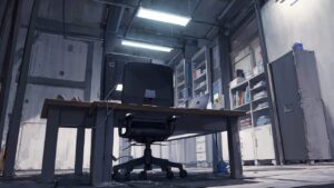 オフィス/作業部屋/汚い作業部屋/イラスト素材