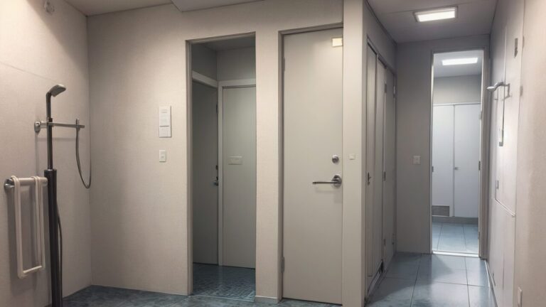 シャワー/シャワーブース/イラスト素材