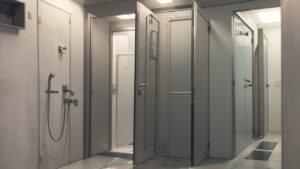 シャワー/シャワーブース/イラスト素材