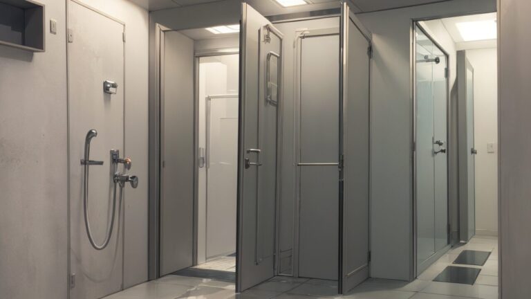 シャワー/シャワーブース/イラスト素材