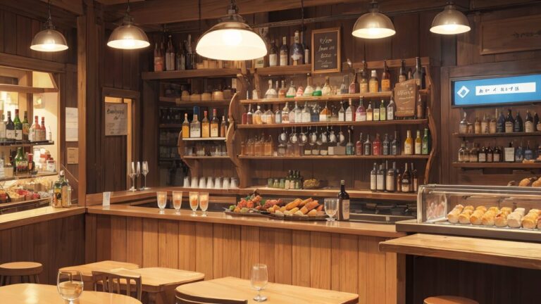 バー/BAR/お酒/カウンター/イラスト素材