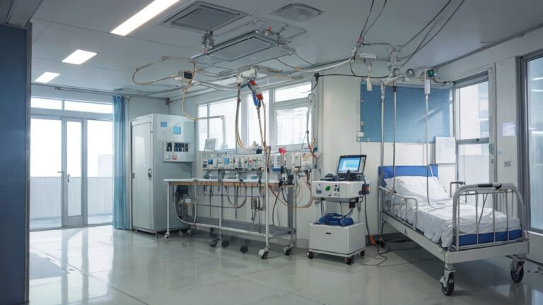 病院/病棟/入院/イラスト素材