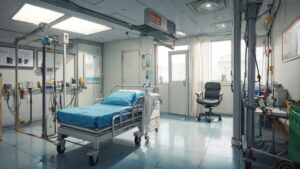 病院/病棟/入院/イラスト素材