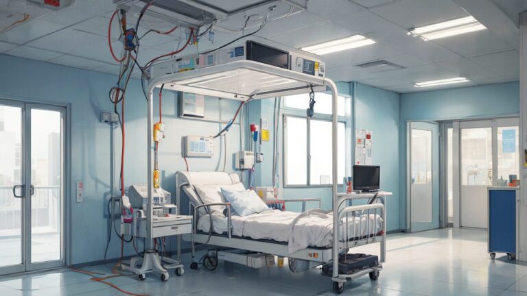 病院/病棟/入院/イラスト素材