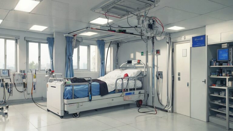 病院/病棟/入院/イラスト素材