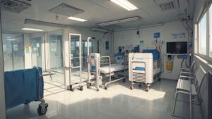 病院/病棟/入院/イラスト素材