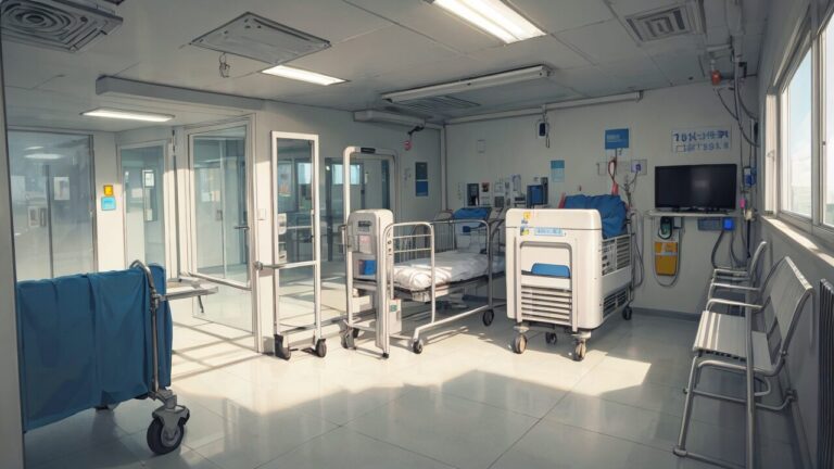 病院/病棟/入院/イラスト素材