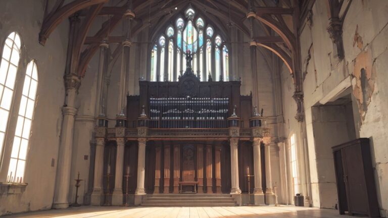 オルガン/楽器/イラスト素材