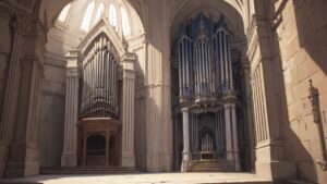 オルガン/楽器/イラスト素材