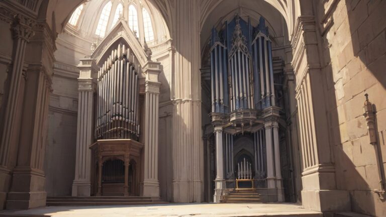 オルガン/楽器/イラスト素材