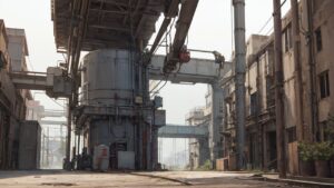 建築/工場/廃墟/イラスト素材