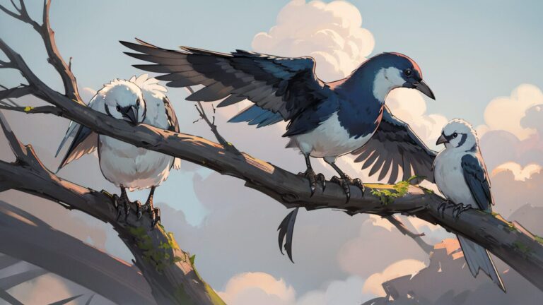 自然/鳥/イラスト素材