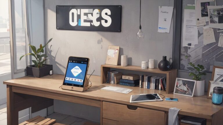 デスク/室内/イラスト素材