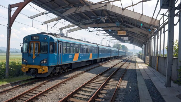 駅/電車/イラスト素材