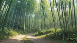 竹林/竹/自然/イラスト素材