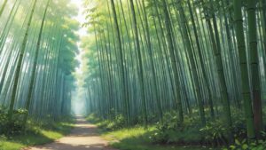 竹林/竹/自然/イラスト素材