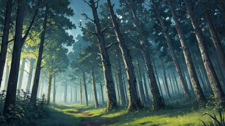 森林/自然/イラスト素材