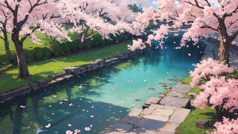 桜/川/イラスト素材