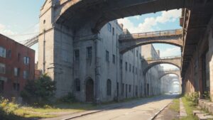 建築/橋/イラスト素材