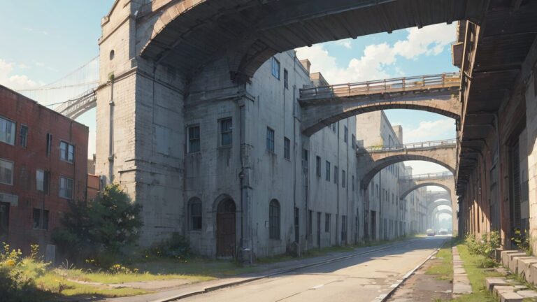 建築/橋/イラスト素材