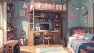 洋室/子供部屋/イラスト素材