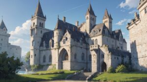 建築/城/中世/ヨーロッパ/イラスト素材