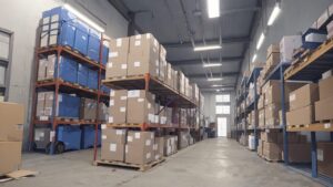 倉庫/段ボール/イラスト素材