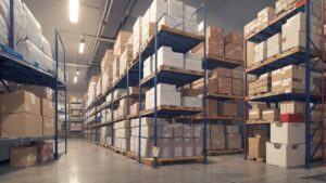 倉庫/段ボール/イラスト素材