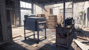 工場/廃墟/倉庫/イラスト素材