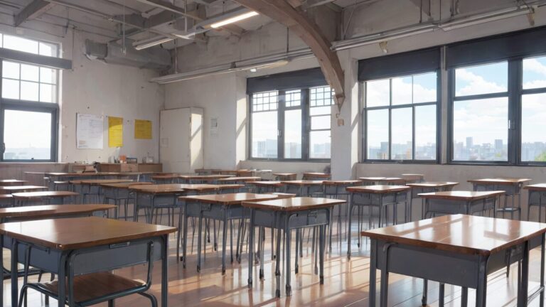 学校/教室/イラスト素材