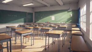 学校/教室/イラスト素材