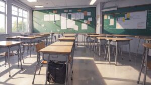 学校/教室/イラスト素材