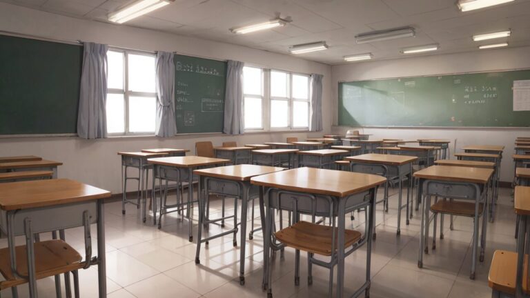 学校/教室/イラスト素材