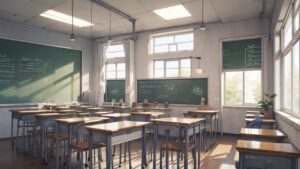 学校/教室/イラスト素材