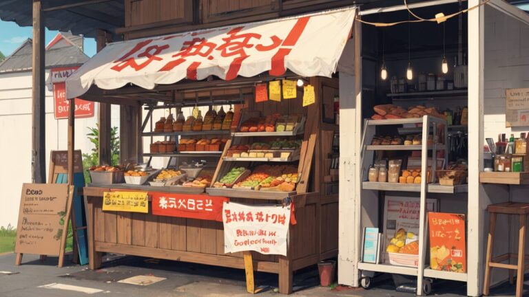 屋台/お店/出店/イラスト素材