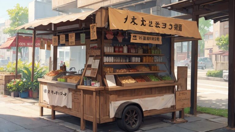 屋台/お店/出店/イラスト素材