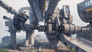 近未来/最先端の技術/イラスト素材