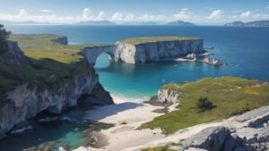 綺麗な海/大自然/イラスト素材