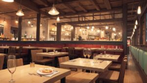 飲食店/レストラン/イラスト素材